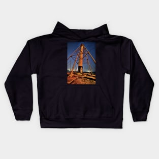 Stars over the Marblehead Light Tower Marblehead MA Kids Hoodie